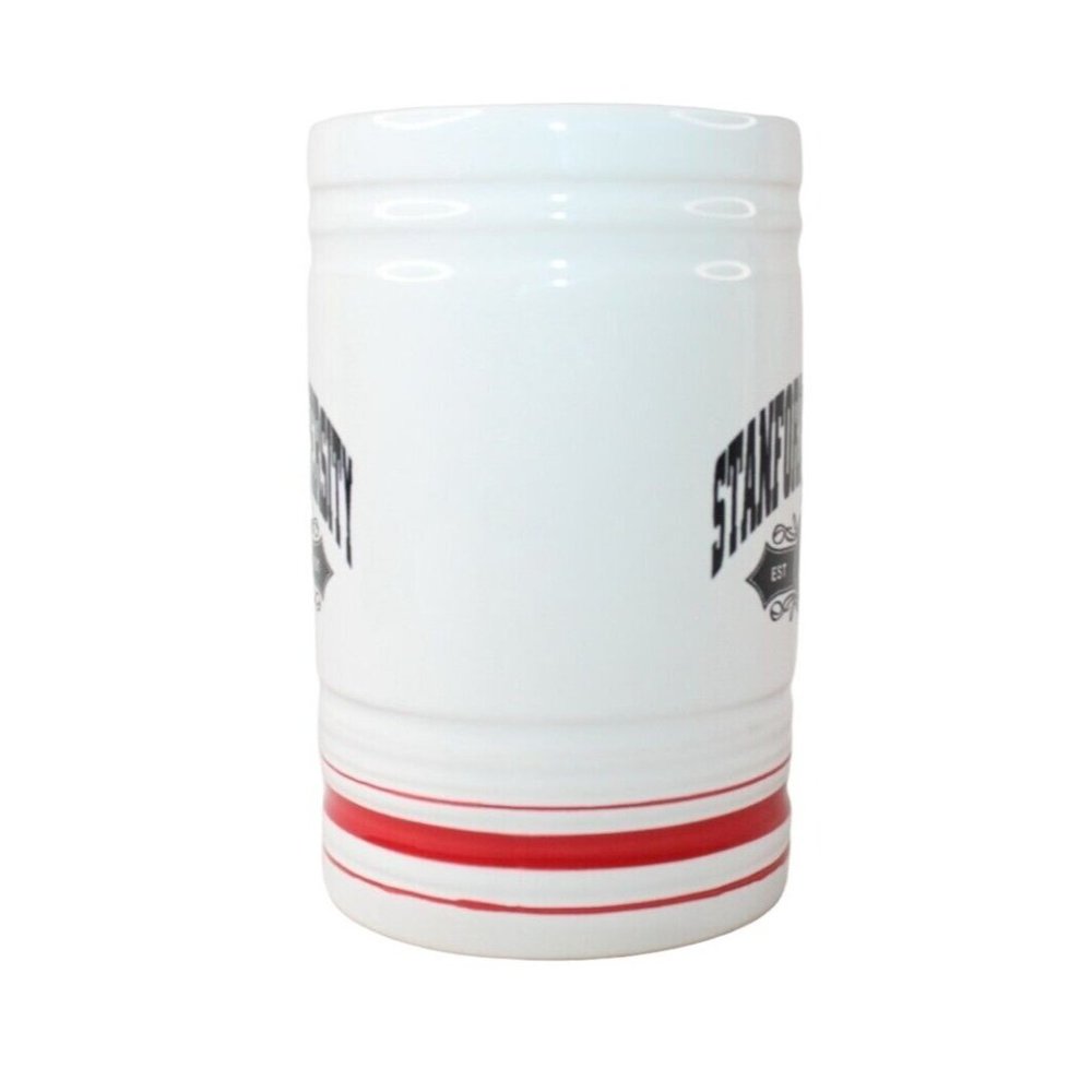 Vintage Stanford University Stein Mug Cup Coffee Tankard Red Stripes - Picture 4 of 7